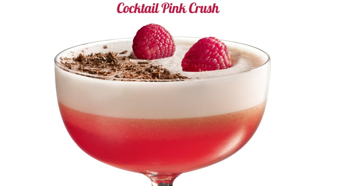 Recette cocktail à base de rhum : Pink crush