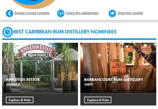 Votez pour la meilleure distillerie de rhum des Caraïbes
